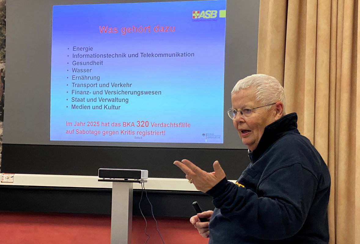 ASB-Ausbilderin Hildegard von Thadden gibt Tipps für eine vorausschauende Notfallvorsorge