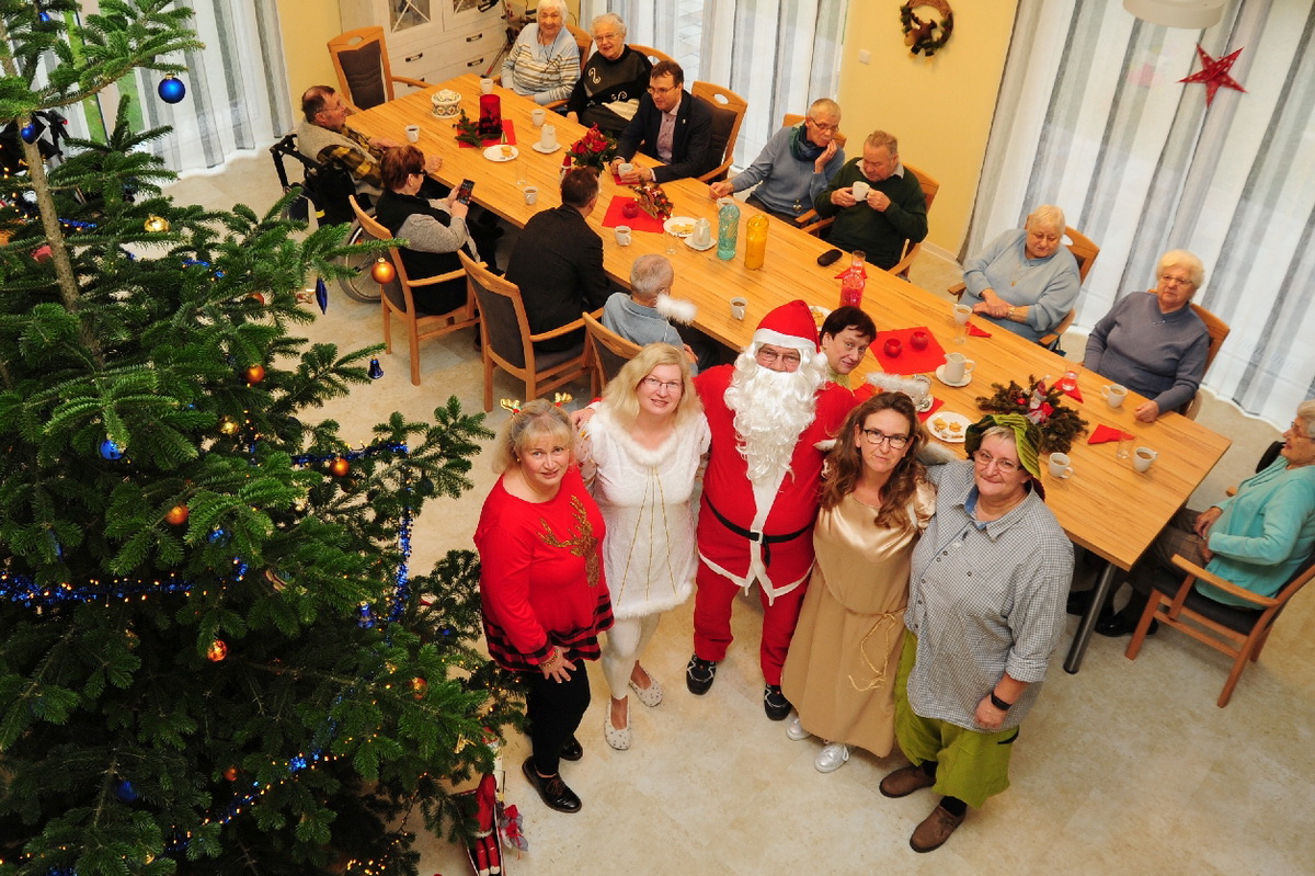 Weihnachtszauber in der ASB-Tagespflege in Bückeburg