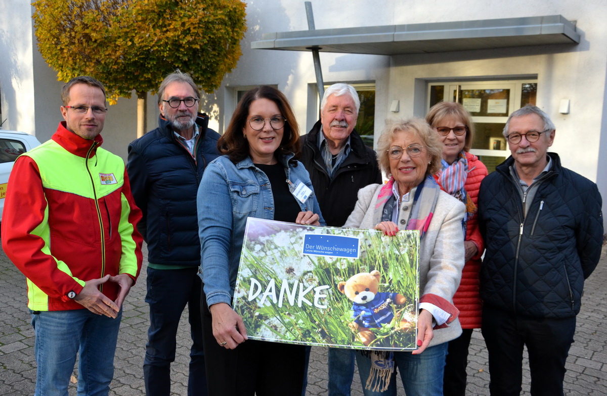 Lions Club spendet 1000 Euro für den ASB-Wünschewagen